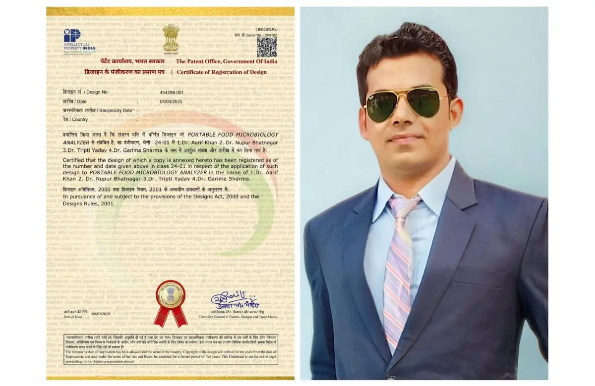 Indian Scientists Receive Patent for Portable Food Safety Device