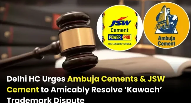 Ambuja vs JSW Kawach trademark, “Kawach” trademark dispute India, Ambuja vs JSW