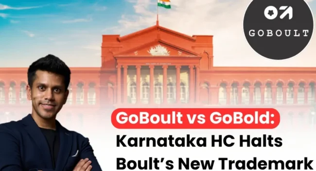 GoBoult vs GoBold trademark case, GoBoult trademark infringement, go Boult’s New Trademark