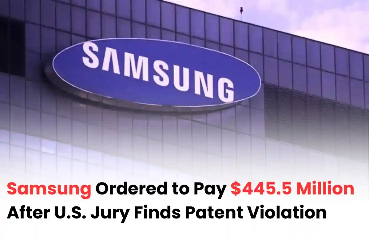 Samsung patent infringement, Samsung vs Collision Communications patents, Samsung $445.5 million patent case.