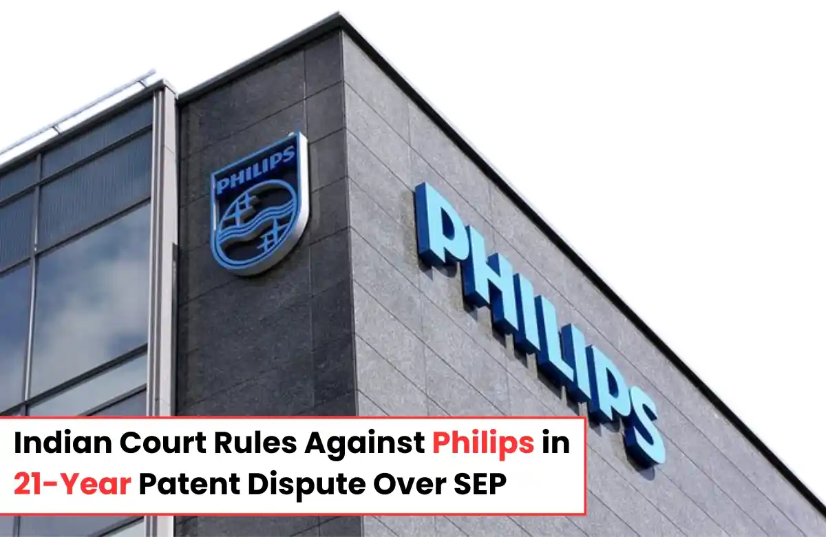 Philips patent dispute India,Delhi High Court patent judgment,BCI Optical Disc patent case.