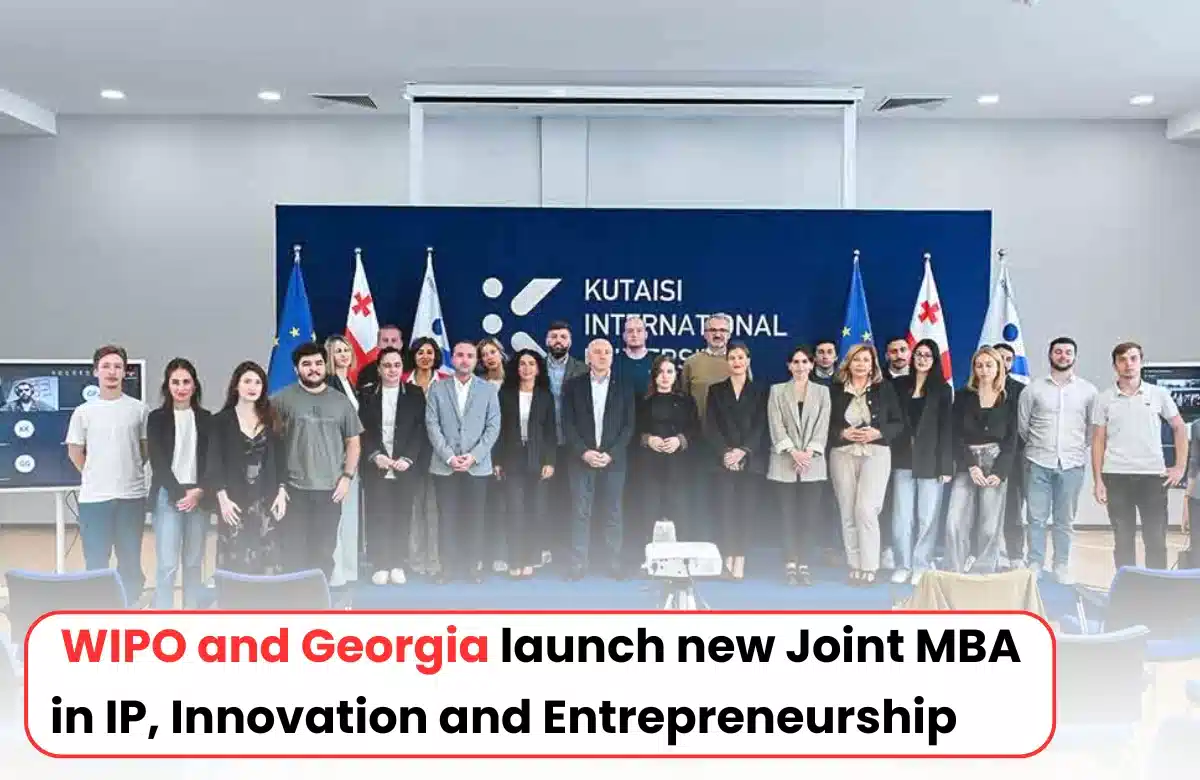 WIPO Georgia launched MBA program, SAKPATENTI IP program, Global IP education program.