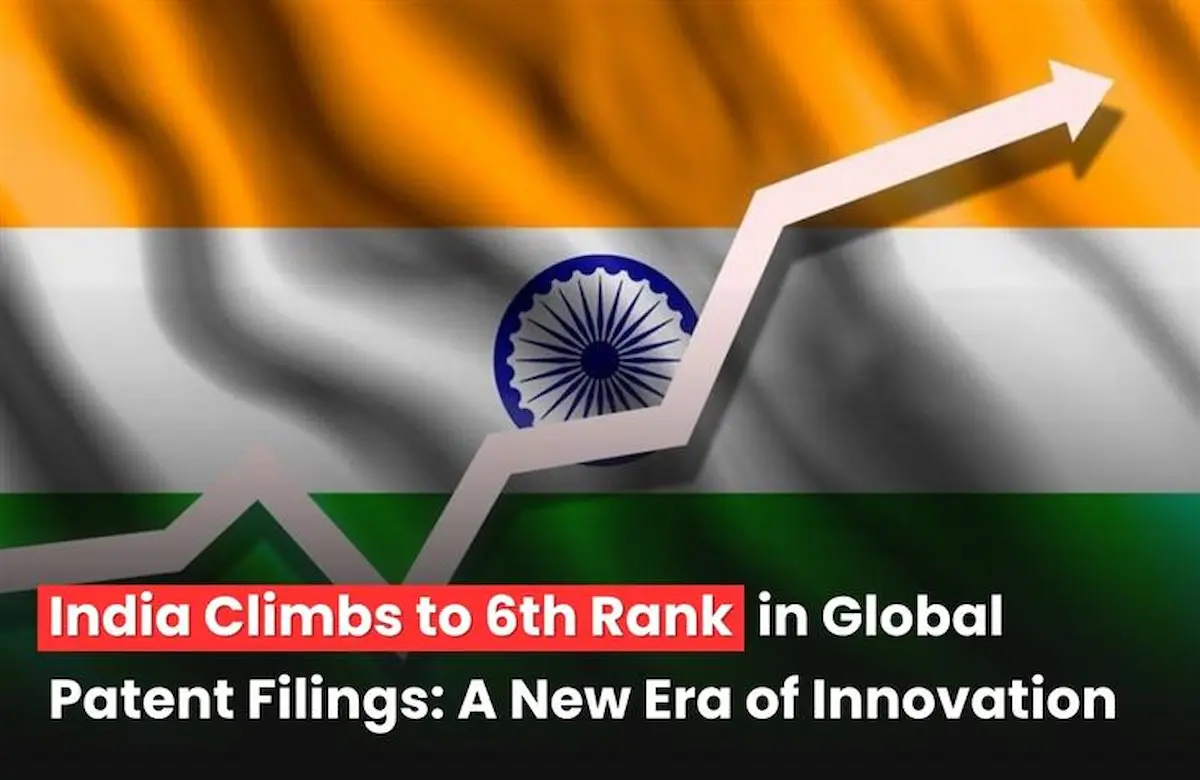 India global patent rank, India patent ranking, India patent growth