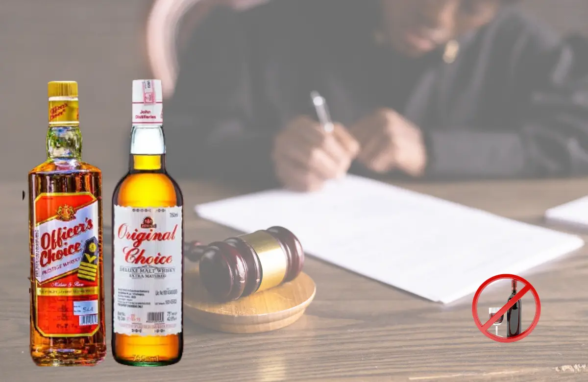 Officer’s Choice vs Original Choice trademark infringement case, Officer’s Choice vs Original Choice trademark case