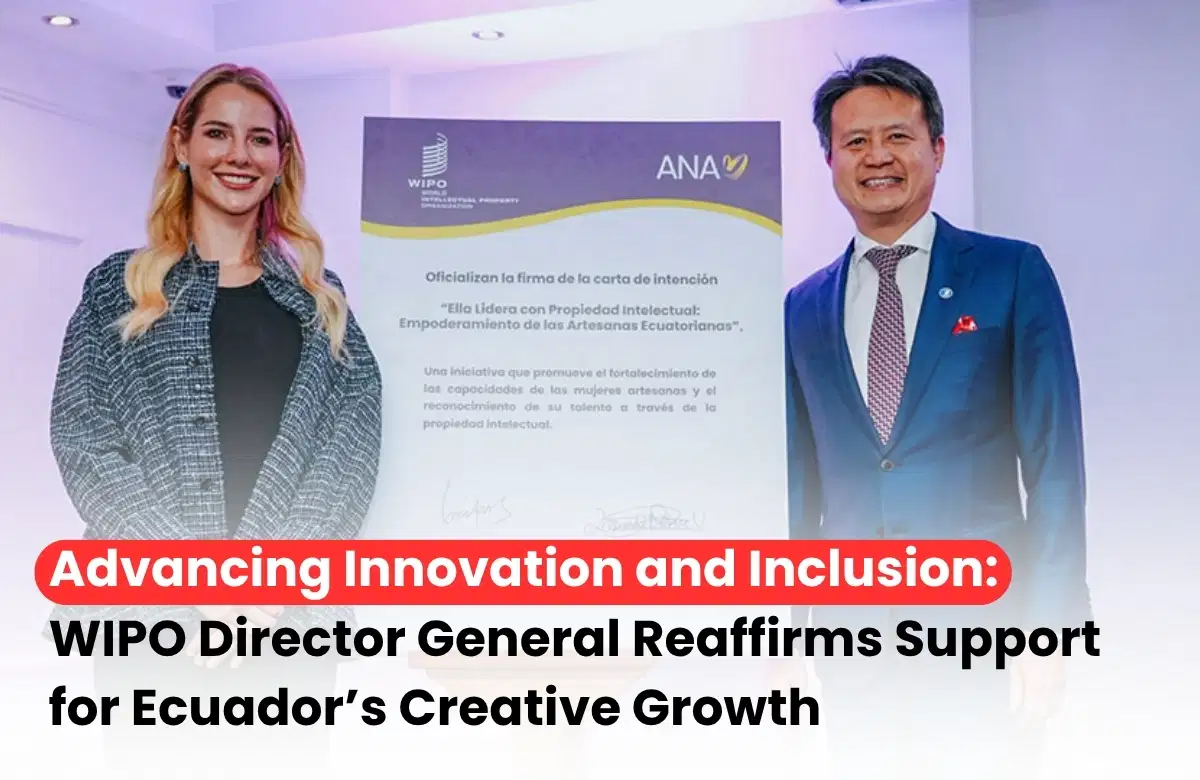 WIPO director Daren Tang visit Ecuador, WIPO Ecuador IP News, WIPO Latest IP News
