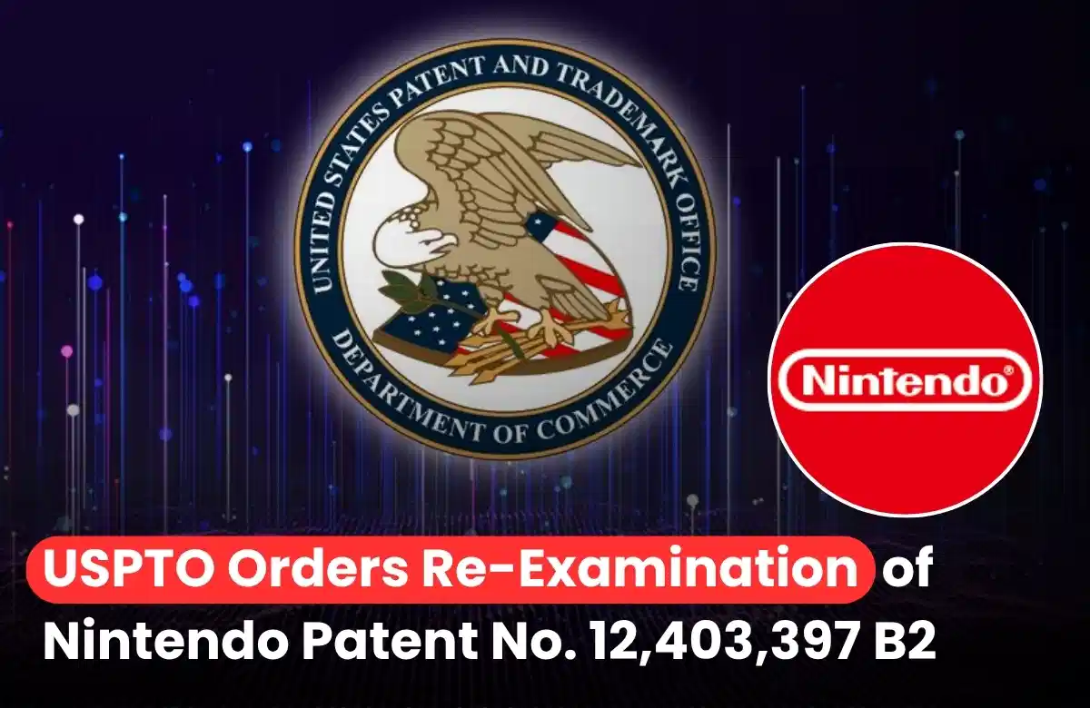 Nintendo patent re-examination, USPTO latest IP News, Nintendo Gameplay patent