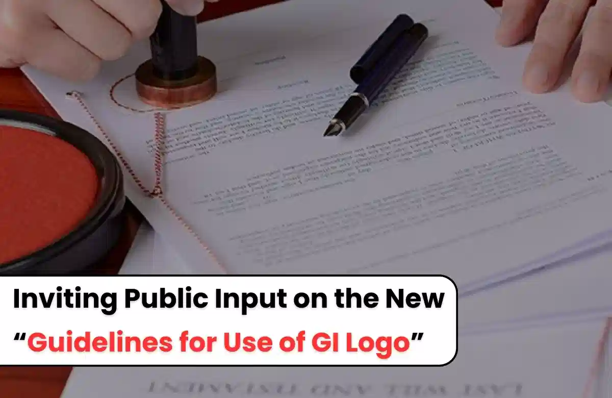 DPIIT draft guidelines, India GI tag guidelines update, DPIIT GI logo guidelines.