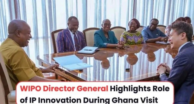 WIPO Director General Visits Ghana, Daren Tang visit to Ghana, WIPO latest IP news
