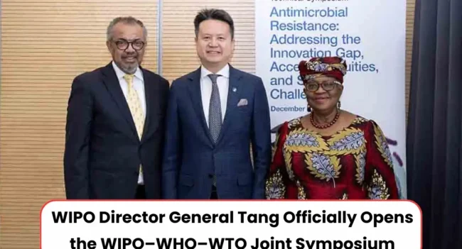 WIPO-WHO-WTO Symposium, WIPO AMR Symposium, WIPO latest IP news