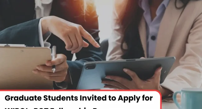 PCT Fellowship Program applications, PCT Fellowship program, PCT Fellowship program Applications