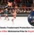 WWE Career Killer Trademark, WWE Royal Rumbel Trademark, WWE trademark news