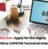 CGPDTM Internship Programme 2026, CGPDTM Technical Internship Programme 2026