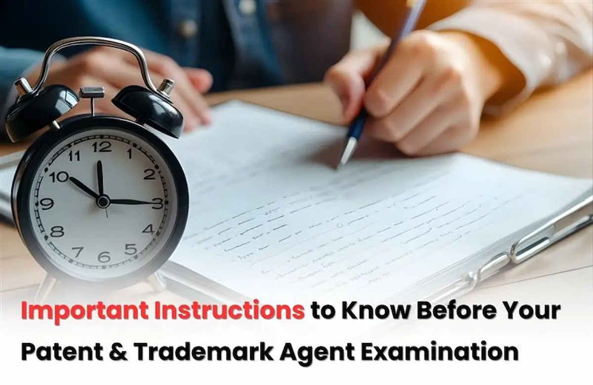 Trademark and Patent Agent Examination, Patent Agent Examination 2026, Trademark Agent Examination