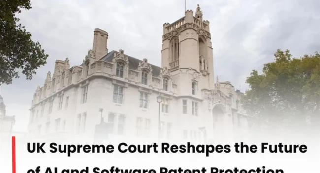 UK Supreme Court Patent Judgment, AI and software patentability UK, UK patent judgement on AI