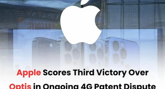 Apple vs Optis 4G Wireless patent case, Apple 4G wireless patent case, Apple latest IP news, Apple Patent case, Apple infringement case