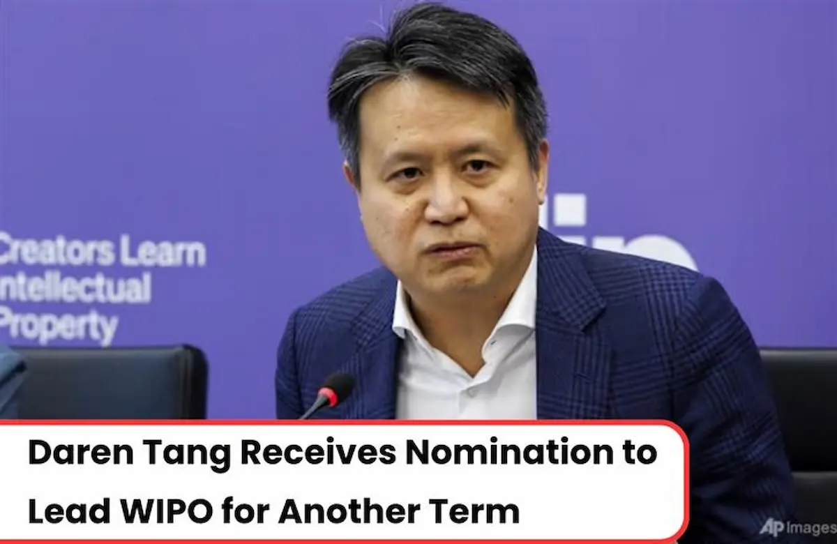WIPO Director Daren tang, WIPO and Daren Tang news, WIPO Director general, WIPO Director General Changed, Daren Tang