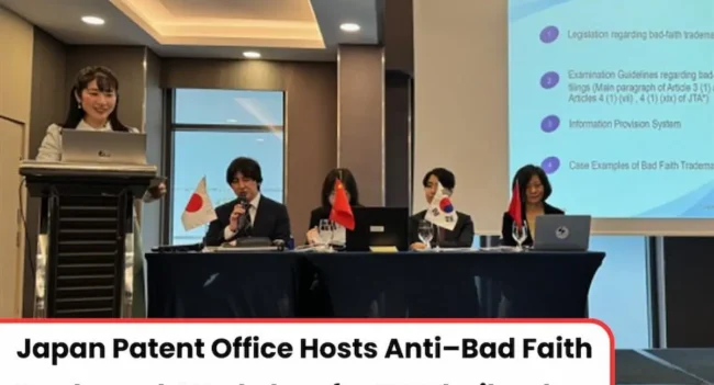 JPO and Thailand workshop, JPO Workshop for trademark filing, Thailand Workshop for Trademark Filing