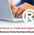 Trade Name vs Trademark, Difference between Trade Name and Trademark, Trade Name vs Trademark Key Difference,Trade Name vs Trademark Key Difference Explained