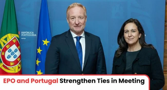 EPO President and Portuguese Justice Minister meeting, EPO President Meets Portugal Justice Minister, EPO President Portugal meeting