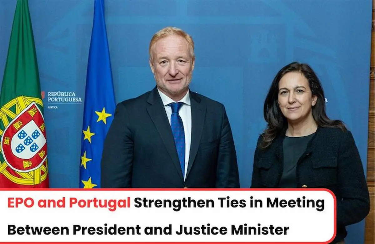 EPO President and Portuguese Justice Minister meeting, EPO President Meets Portugal Justice Minister, EPO President Portugal meeting
