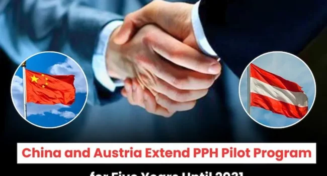 China and Austria PPH Pilot Program, Austria PPH Pilot Program with China, China PPH Pilot Program