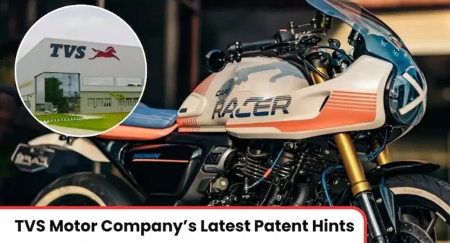 TVS Ronin Cafe Racer, TVS Ronin Cafe Racer Patent, TVS Motors new Bike, TVS Motors new Patent