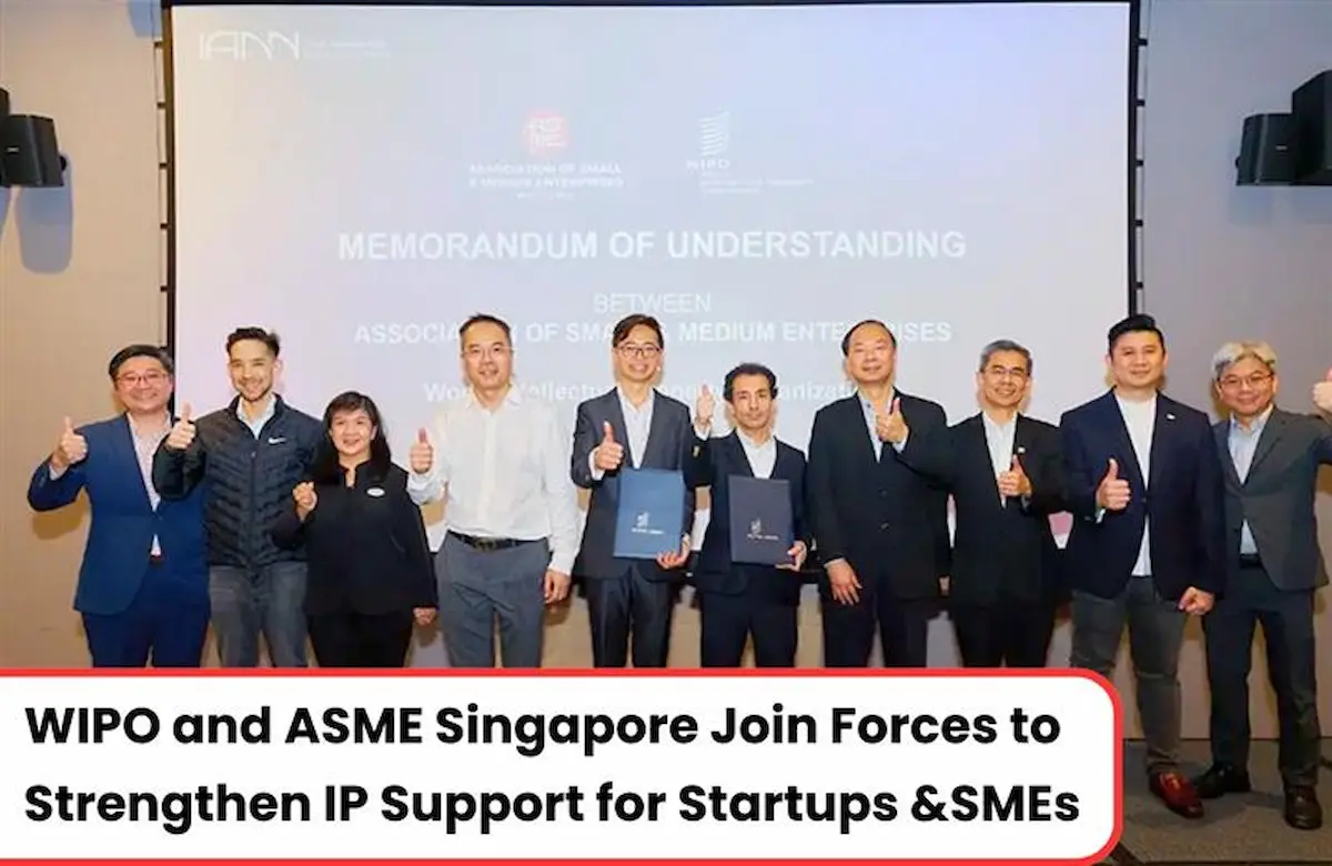 WIPO and Singapore MOU Agreement, WIPO and ASME MOU Agreement, WIPO and Singapore IP Agreement, WIPO Agreement with Singapore