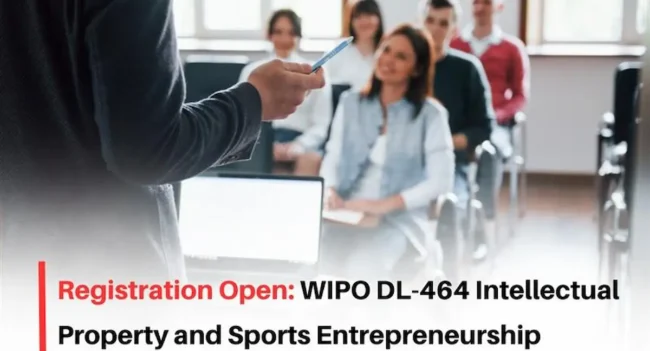 IP and Sports Entrepreneurship course, WIPO Entrepreneurship Course