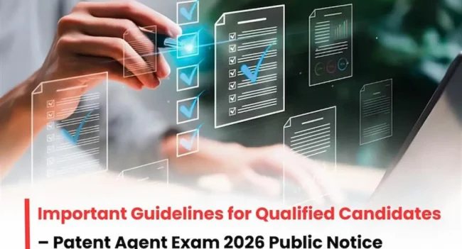 Patent Agent Exam 2026 instructions, Patent Agent Examination 2026, Patent Agent Exam Guidelines 2026, Patent Agent Exams Policies