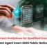 Patent Agent Exam 2026 instructions, Patent Agent Examination 2026, Patent Agent Exam Guidelines 2026, Patent Agent Exams Policies