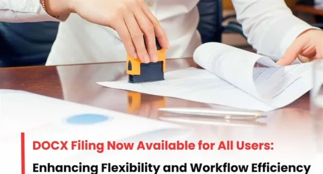 DOCX Filing Feature, DOCX Patent Filing Feature, EPO DOCX Filing Feature