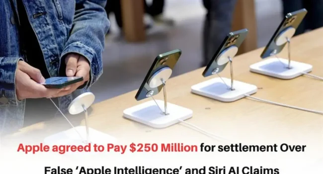 Apple Siri lawsuit Settlement, Apple Siri AI Settlement, Apple $250 million Settlement