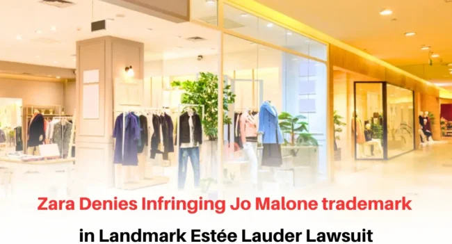 Zara vs Estee Lauder Trademark Dispute, Zara trademark dispute, Zara Jo Malone trademark dispute