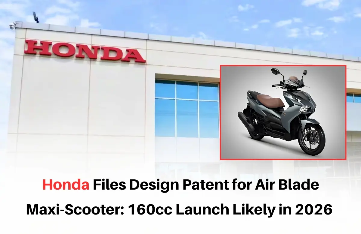 Honda Air Blade, Honda Air Blade Patent, Honda Air Blade Design Patent