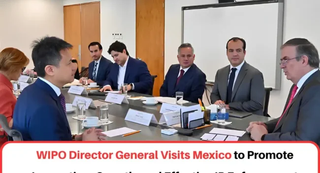 Wipo director general daren tang visite maxico
