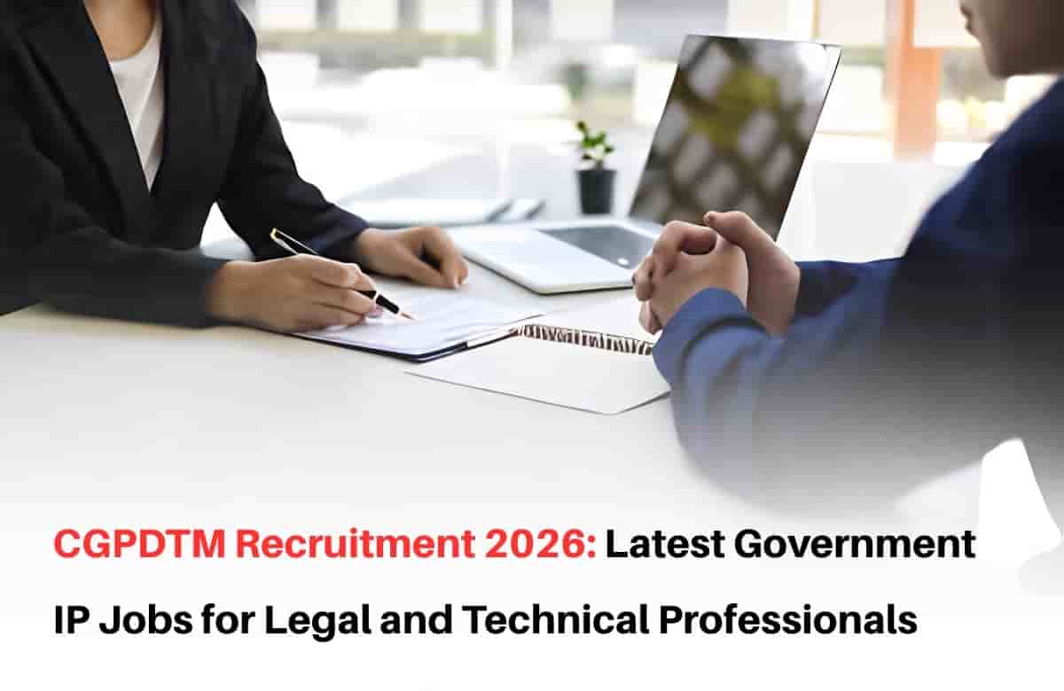 CGPDTM Recruitment 2026 IPIndia Recruitment