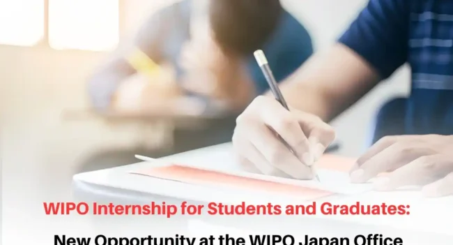 WIPO Internship Recruitment 2026